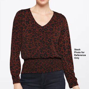 Heatherly  Arna Smocked Hem Knit Top